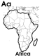 africa abc coloring page