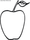 apple coloring picture