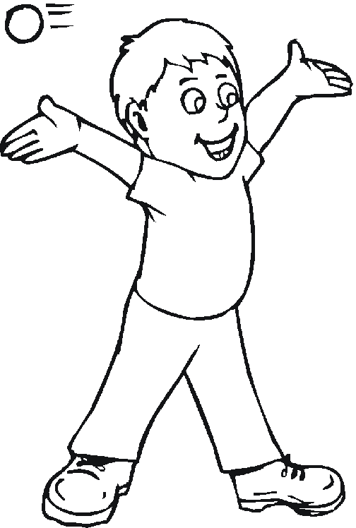 young boy coloring pages - photo #1