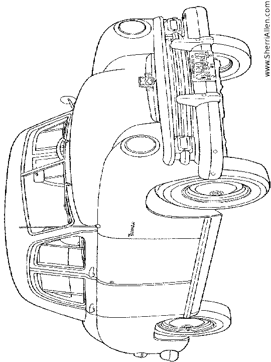 Subaru Cars Colouring Pages