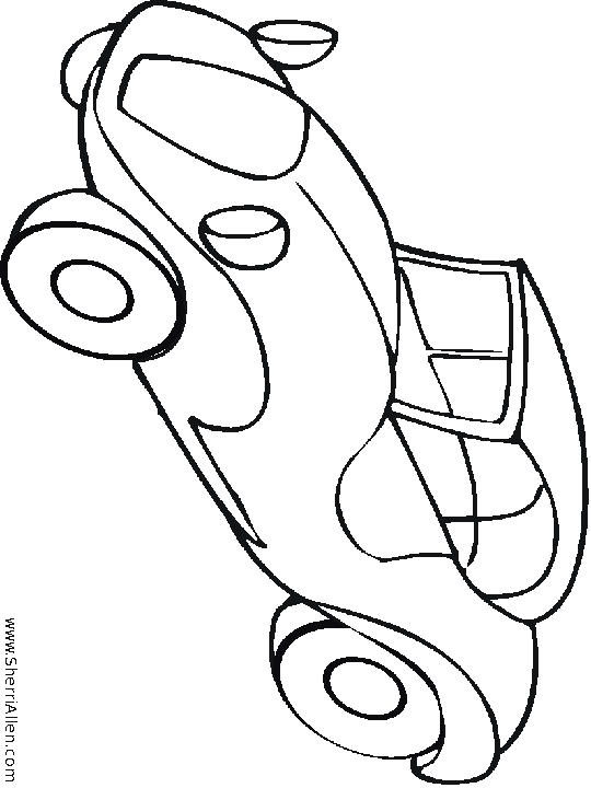 car printable coloring pages