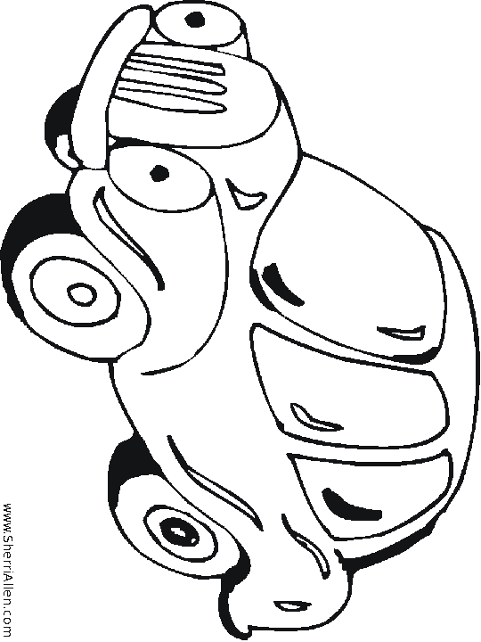 car printable coloring pages