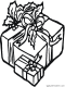 christmas present coloring page