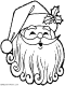 santa claus colrling page