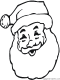 santa claus coloring apge