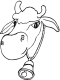 cow coloring page