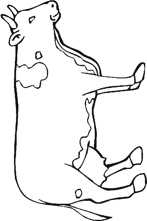 7 Fat Cows 7 Skinny Cows Coloring Page Coloring Pages
