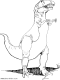 tyrannosaurus rex coloring page