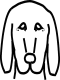 dog coloring page