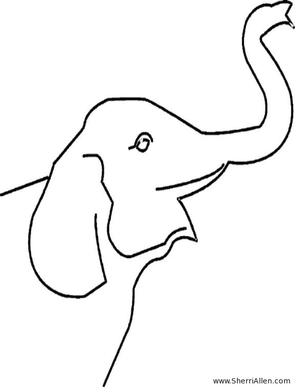 elephant trumpeting clipart - photo #32