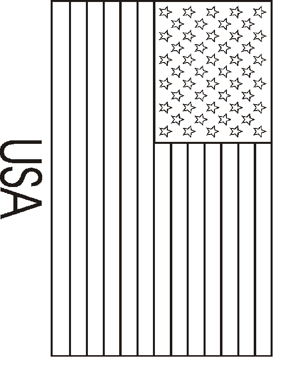 flags coloring pages
