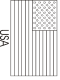 american flag coloring page