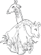 giraffe coloring page