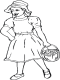 girl coloring page