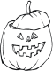 jackolantern coloring page