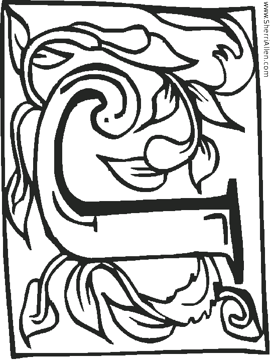 Free Alphabet/Phonics Coloring Pages from SherriAllen.com