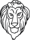 lion coloring page