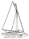 sailboat coloring page