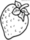 strawberry coloring pages