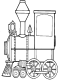 steam engine colornig page