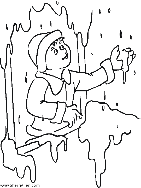 winter coloring pages