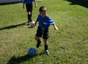 child playing soccer sport
