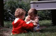 Children Playing and Sharing